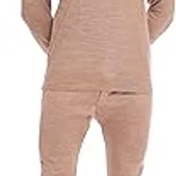 new step Men's Woollen Warmer Set - Premium Thermal Innerwear for Winter | Soft, Ultra Warm & Cozy | Fullsleeves Top and Bottom-picture-56