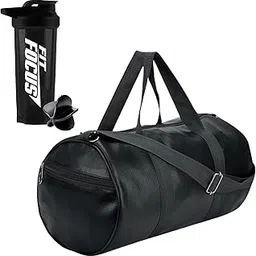 cool indians Duffle Gym Bag Combo with Fit Focus Shaker Water Bottle Men & Women Sports Bag for Men Gym Protein Shaker Bottle 20L Gym Bag with 700ML Gym Water Bottle Travel Bag Sipper Bottle (Black)-picture-29