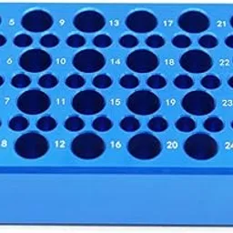 LSVERDE 1 Pcs Aluminum Cooler Cooling Block PCR Test Tube Racks, 24-Well for 1.5ml /2ml Tubes, 36-Well for 0.2ml PCR Tubes-picture-41