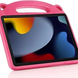 ProElite Case Cover for Apple iPad 10.2 inch Case, Tough Kids case Cover for Apple iPad 10.2 inch 9th/8th/7th Generation with Kickstand, Pink-image-46