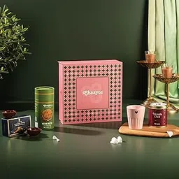 Chaayos Divine Diwali Gift Box | Diwali gift Hamper with Chai Tin Box, Ceramic Cup, Set of 2 Diyas, Methi Mathri for Family & Friends | Premium Diwali Gift Hamper-image-26