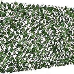 Artificial Grass Trellis (2 Pieces) I Expandable Garden Grass Fence in Double Tone I UV Protected I Outdoor Indoor (Lemon Green, 1 Piece is 4 Feet x 1 Feet, expands to 9 FEET x 1.6 Feet)-image-21