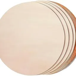 Craftvista Round Circle MDF Pine Wood 2.5mm Thick 10 inch MDF Board for Art and Craft Unfinished Round Wood Slices for Resin Art, Mandala Art,Pyrography, Painting (10 INCH, Set of 6)-image-49
