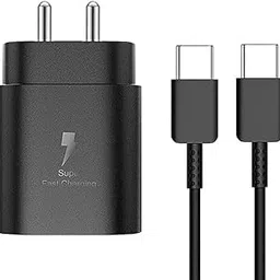 25W Type-C Charger for Samsung Galaxy A26 Original QC Adapter Type C 3.0A High Speed Fast Turbo Charge QC 3.0 Smart with 1m Type-C to C Charging & Sync Cable (Black, VT.Y8)-picture-20
