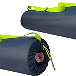 Panchtatava 2 Pack of Parachute Dori Lock Fabric Exercise Mat Carry Bag Cover ONLY with Broad Shoulder Strap-image-35
