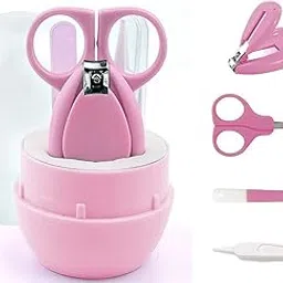 Nail Clipper Safety Cutter Toddler Infant Scissor Manicure Pedicure Care Kit Infant Nail Set (Set 4 IN1)-picture-11