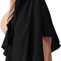 anaapparels ANA Single Layer Khimar | 40 Inches Front & 48 Inches Back – Soft Poly Crinkle | Built-in Niqab | Lightweight, Full Coverage | Modest, Ready to Wear Hijab for Women-picture-20