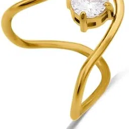 palmonas Trendy Curve Ring for Women (Size- 6,7,8) - Gift for Girls & Women-picture-53