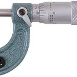 Mitutoyo 103-177 Outside Micrometer, Baked-enamel Finish, Ratchet Stop, 0-1 Range, 0.001 Graduation, -0.0001 Accuracy-picture-13