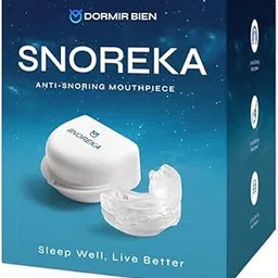 Snoreka Anti-Snoring Mouthpiece, Sleep Aid Device, White and Clear, Sleep Well Live Better, with Storage Case-picture-15
