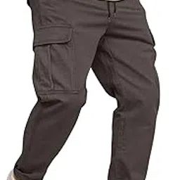 Polyester Linen Pants for Men – Comfortable Summer Trousers with Drawstring | Relaxed Fit Daily Office & Casual Wear-image-13