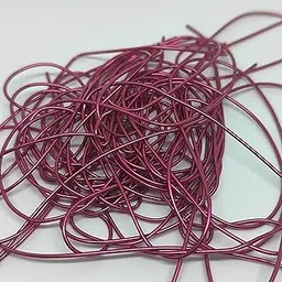 Pink Color Zardosi for Aari and Embroidery Work/Maggam Work/Jewellery Work and Crafts Materials/Zari (1MM - Pack of 50 GMS)-picture-45