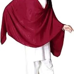 ebadat Women’s Satin Solid Scarf | Soft & Shiny Wrap for All Occasions | Elegant Lightweight Stole for Office & Travel-picture-24