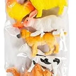 RATNA'S Animal World Farm Animals Set of 7 Pcs, Big Size Realistic Domestic Animal Figurines Toy for Kids-picture-16