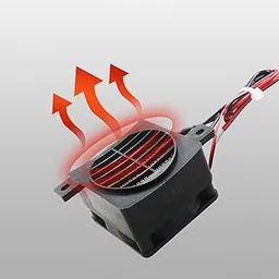 ATORSE Heater 24V 12V DC Fan Thermostatic Egg Incubator Heater PTC Fan Heater 24V 400W-image-7