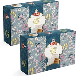 Lal Sweets Kaju Katli 200gm (Pack of 2) | Authentic Indian Cashew Sweet in Diamond Form | Made with Desi Cow Ghee | Handcrafted Indian Traditional Sweets (Pack of 2)-picture-20