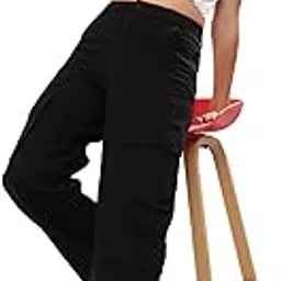 third quadrant Color Black Cargo Jeans for Women || Baggy Jeans for Women || Cargo Pants for Women-picture-45