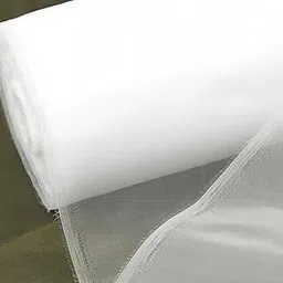 Wefab Premium Nylon Mesh Hard Net for Use in Fancy Garments Making Frocks, Gowns, Lehangas, Designer Dresses (Width - 60 Inch : Color - White-image-98