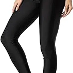 attraco Swim Tights for Women UPF Surf Leggings Stretch Swimming Pants Black Medium image 1