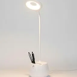 Rechargeable LED Study Lamp with Pen Holder, 2000mAh Battery, USB-C Charging & Phone Stand | Touch Control Desk/Table Lamp for Study, Reading & Home Office (White Light)-image-39