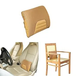 The White Willow Memory Foam Small Size Travel Lumbar Back Support Chair Cushion Pillow for Car, Airplane, Long Drive- Mango (11" L x 9" W x 2" H)-picture-49