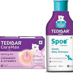 Tedibar Ceramax Bathing Bar 75g & Spoo Baby Shampoo 200ml-picture-32