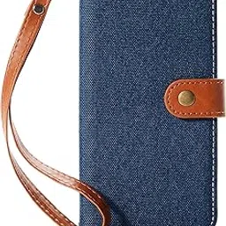 iPhone 8 Case, iPhone SE3 Case, Notebook Type, iPhone SE 2nd Generation Case, Notebook Type, iPhone 7 Case, iPhone SE 3rd Generation Case, iPhone 6/6s Case, MUOUID Strap, Denim Case, iPhone 8 Case, iPhone 7 iPhone SE 2020 Case, Card Holder Storage, Stand Function, Magnetic Wallet Type Smartphone Case Cover (iphone6/7/8/iPhone SE 2nd Generation, Blue)-picture-19