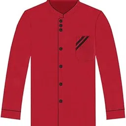ExhilaraZ Household 1Pc Unisex Single Breasted Long Sleeve Chef Coat Working Uniform Cook Clothes-picture-42