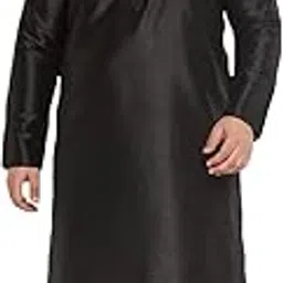 vastramay plus Men's Silk Blend Kurta Pyjama Set-picture-34