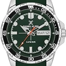 daniel klein Analog Green Dial with Green Silicon Strap Men's Watch - DK.1.13911-4-picture-54