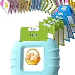 DEAL NUT Talking Flash Cards for Toddler to 5 Years, Language Learning, Speech Therapy, Autism Toys, Montessori Toys with 224 Words, Everyday Objects, Educational Style-picture-22