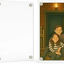 poppotato Magnetic Acrylic Photo Frame | Postcard Size - 4x6 inch | Fride & Metal Surfaces | Preserve Old Photos | Gift for Parents | Double Sided | Swap Photos Anytime - Pack of 1-picture-11