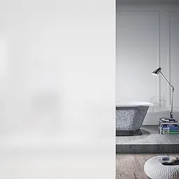 ELECSA Frosted Home Office Films Privacy Window Stickers Self Static Cling Vinyl Glass Film Decorations for Bathroom Office Meeting Room (24 X 48 Inch dot), Static Cling;Self-Adhesive image 1