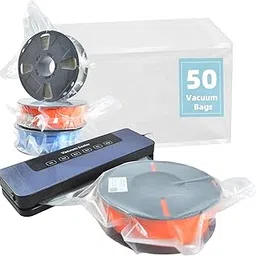 3D Filament Storage Bags Electric Pump Kit, 50 Vacuum Sealed Bags with 65 kPa Automatic Pump to Keep Dry and Dust Proof, Rapid Vacuum, Perfect for 3D Printer Filament Storage (14.37x 11.38inch-picture-24