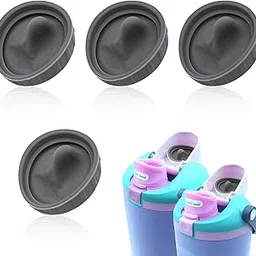 4pcs Replacement Stopper Compatible with Owala FreeSip Sway 30oz 40oz, Water Bottle Top Lid Gasket for Owala Tumbler 40oz Seal Bottle Cap Mouth Stopper Part Silicone Plug Accessories BPA-Free(Gray)-image-8
