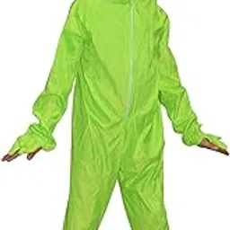 Kaku Fancy Dresses Frog Water Animal Costume -Green, 7-8 Years, For Boys & Girls Fleece-picture-31