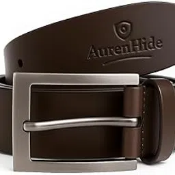 aurenhide Genuine Leather Belt for Men - A British Brand - Crafted in India - Fits Waist 28"–46" - Formal/Casual belt - 40MM Width - ZCB-202-picture-30