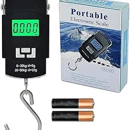 Scribify Electronic Portable Fishing Hook Type Digital LED Screen Luggage Weighing Scale-picture-32