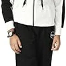 SHOPMORE Kids' Hooded Track Suit | Full Sleeve Hoodie & Jogger Set | Comfortable Sportswear for Boys & Girls | Ideal for Gym, Yoga, Running-picture-31