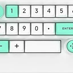 Adventurers W909 Wireless RGB Mechanical Numeric Keypad, Hot-Swappable, Macro-Programmable Numpad, Joystick & Knob Control for PC/Tablet/Laptop/Phone, Tri-Mode Connectivity (White)-picture-49