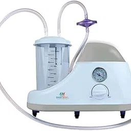 AmbiTech Portable phlegm Suction Unit 1000 ml Jar, Oil-free Lubrication Pump for Hospital, Clinic, Dentist, Home machine, Electrical Cleaning Disinfectant 24 Month warranty (Made In India)-picture-57