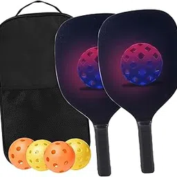 STYLEHEAVEN Pickleball Paddles Set Rackets Storage Bag Comfort Grip for Women Indoor Men 2 Racquet Set|Sporting Goods|Tennis & Racquet Sports|Tennis|Racquets-image-16