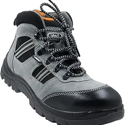 allen cooper 1157 Safety Shoe - S.T - Grey Suede Leather | Antistatic | DD Intergrip Sole | ISI Marked-picture-26