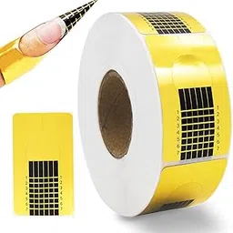 NAILWIND Nail Forms for Acrylic Nails,Polygel Nail Forms,Nail Extension Tips Guide Paper Sticker for Nail Art Gel For Acrylic, UV Gel, Salon (Rectangle - Gold, 500 PCS)-picture-39