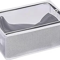 EVVIX Shoe Organizer for Closet, Foldable Shoe Storage Bins with Clear Cover, Space Saving Shoes Holder, Large Adjustable Shoe Box Storage Containers, Fits 2 Pairs, Closet Storage Bins-picture-27