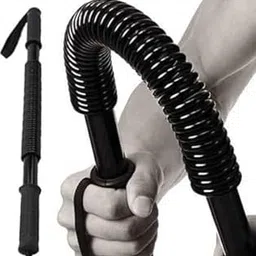 Generic Power Twister Bar | 20kg - Upper Body Exercise for Chest, Shoulder, Forearm, Bicep and Arm Strengthener | Arm Exercise Equipment | Black, Manual Controls, None Display-image-10