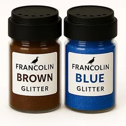 Francolin Glitter | Brown & Blue | Resin Art | Glitter – Shimmer for Epoxy, Tumblers, Slime & Nail Art – Cosmetic Grade – 75g*2-image-38
