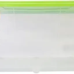 brand - BPA FREE Plastic Multipurpose Storaware Large Storage Box With 6 Wheels, for Home and Office,Capacity : 50 Ltr, Clear Plastic Container with Lid, Size : L620 x W397 x H322mm,E-1254-picture-14
