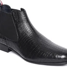 gabicci Men’s Patrick 2.0 Textured Chelsea Boots – Slip-On Ankle Boots with Cushioned Insole & Anti-Slip Sole-picture-51
