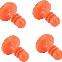 Camping Tent Cap, Canopy Pole Protection Cap Easy Use Reliable Wear Resistant for Backpacker (Orange)-picture-22